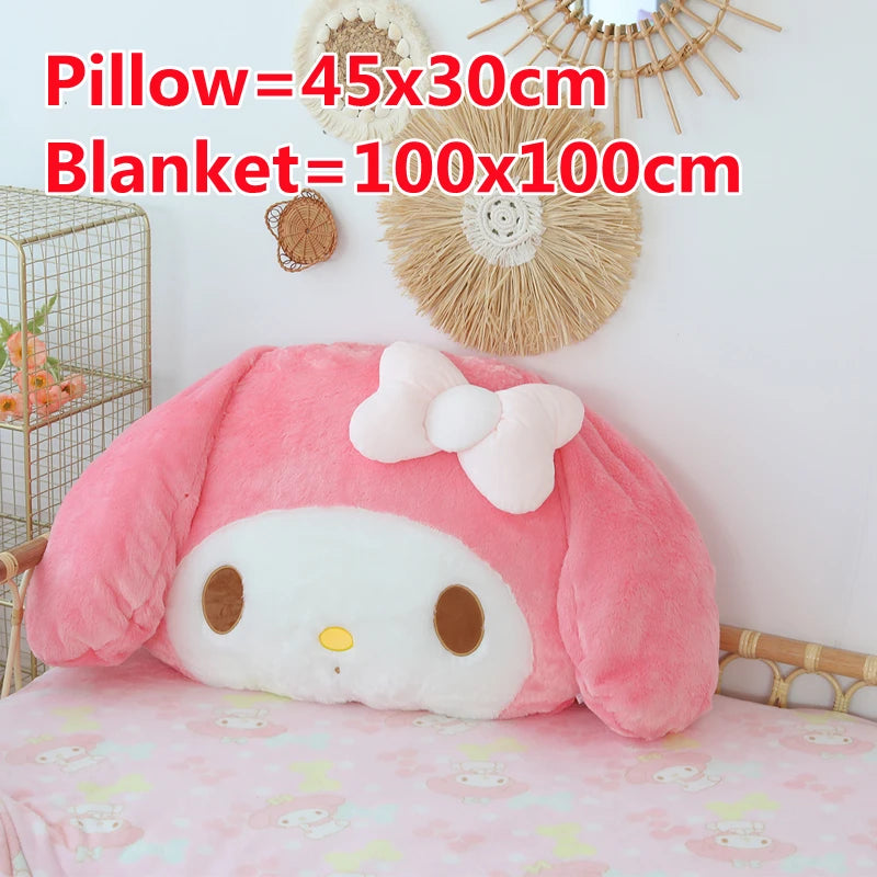 My Melody Plush: Soft, big hug pillow for comfort!