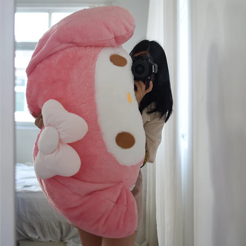 My Melody Plush: Soft, big hug pillow for comfort!