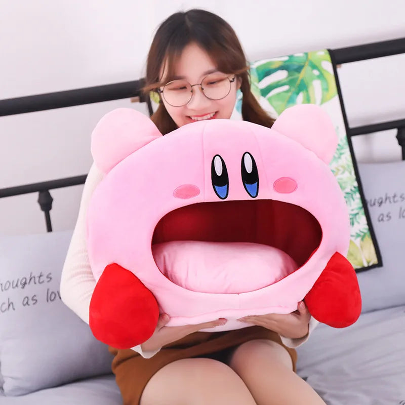 Kirby Plush – Soft Nap Pillow &amp; Cozy Pet Bed 🌸💖